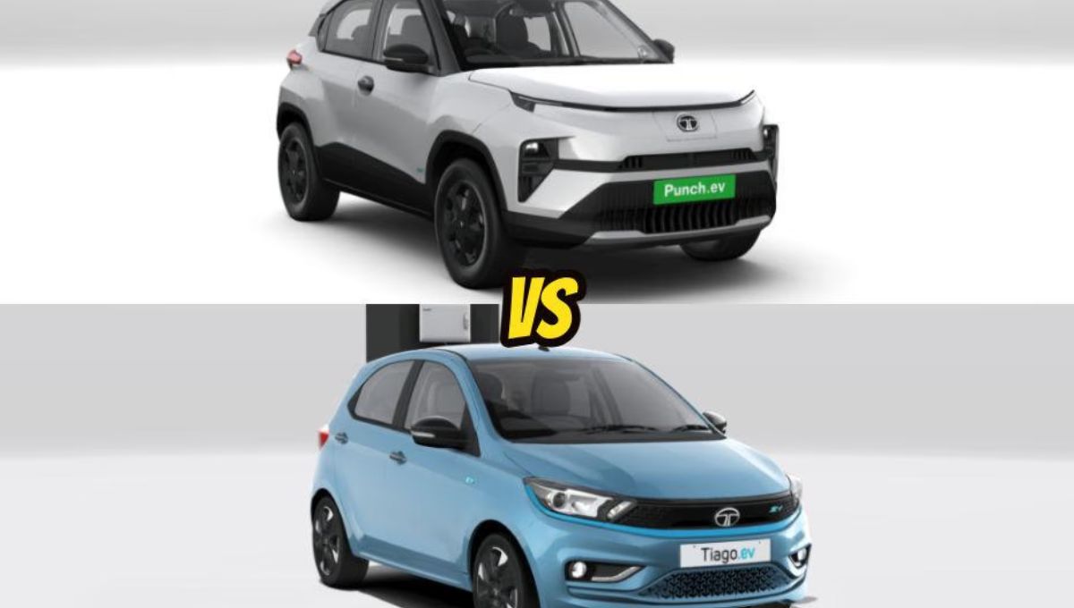 Tata Punch EV Facelift vs Tiago EV