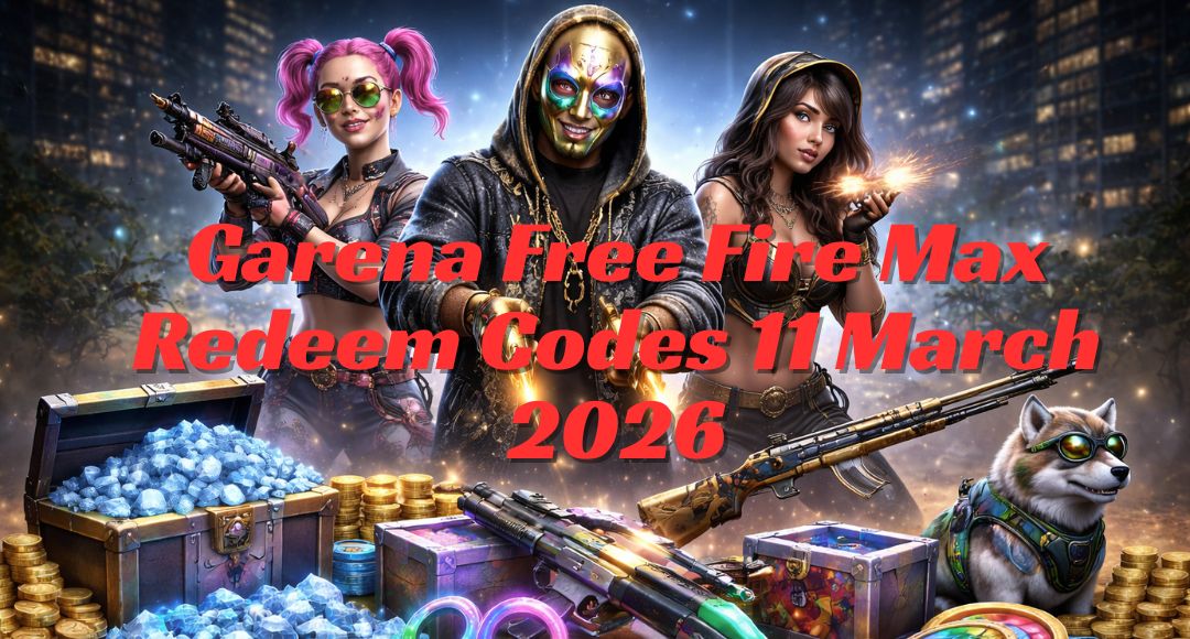 Garena Free Fire Max Redeem Codes 11 March 2026