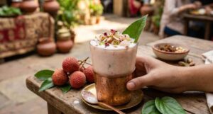 Paan Litchi Lassi Recipe